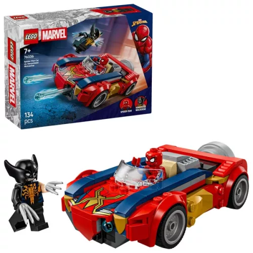 LEGO Marvel Super Heroes Pókember autója a mérgezett Rozsomák ellen 76336