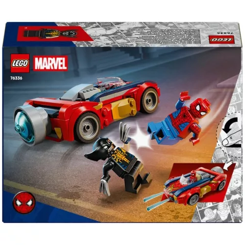 LEGO Marvel Super Heroes Pókember autója a mérgezett Rozsomák ellen 76336