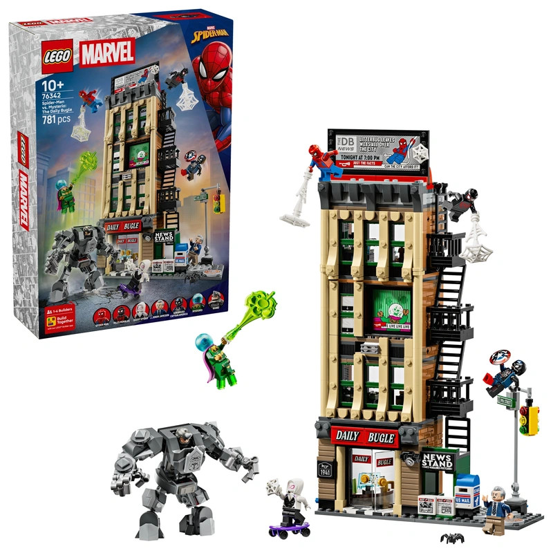 LEGO Marvel Super Heroes Pókember vs. Mysterio: Napi kürtszó 76342 – fő nézet