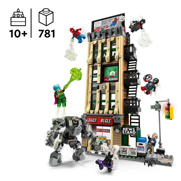 LEGO Marvel Super Heroes Pókember vs. Mysterio: Napi kürtszó 76342 – alternatív kép 2