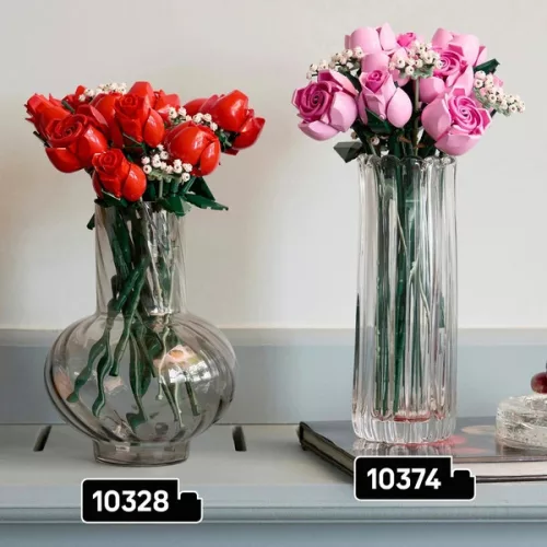 LEGO Botanicals Rózsaszín rózsacsokor 10374