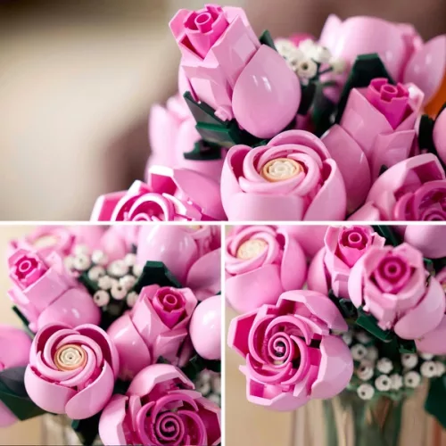 LEGO Botanicals Rózsaszín rózsacsokor 10374