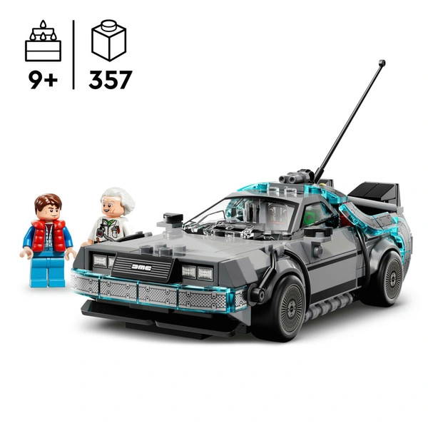 LEGO Speed ​​​​Champions Az időgép a Vissza a jövőbe című filmből 77256 – alternatív kép 2