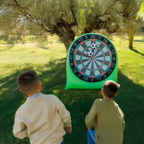 Óriás felfújható foci darts tábla, 3–5 év, Többszínű