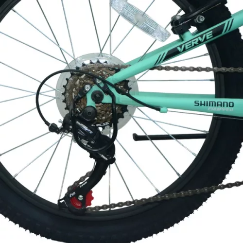 24 colos Verve Stealth hegyikerékpár, matt fekete