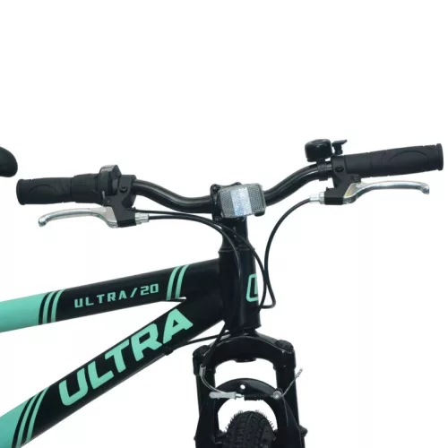 20 colos Verve Ultra Mountainbike, fekete/türkiz