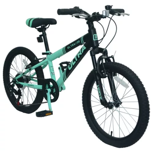 24 colos Verve Stealth hegyikerékpár, matt fekete