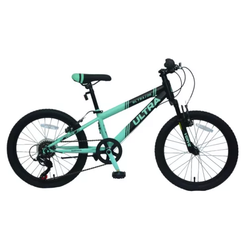 20 colos Verve Ultra Mountainbike, fekete/türkiz