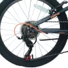 20 colos Verve Ultra Mountainbike, fekete/szürke