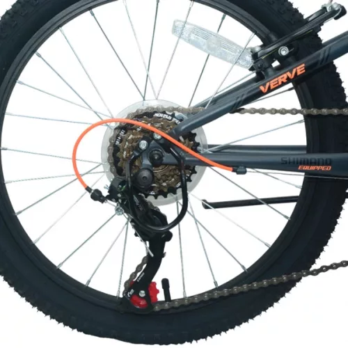 20 colos hegyikerékpár Verve Ultra gyerek kerékpár fekete/szürke