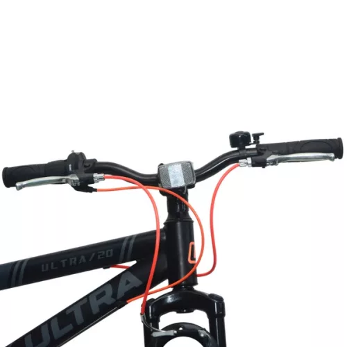 20 colos hegyikerékpár Verve Ultra gyerek kerékpár fekete/szürke