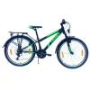 24 colos Urban Tronix StVZO Mountainbike, fekete/zöld