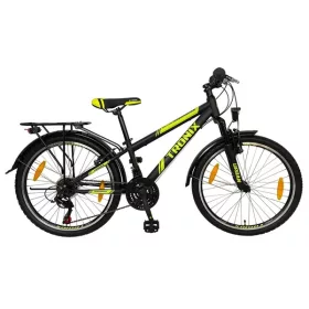 24 colos Urban Tronix StVZO hegyikerékpár, fekete/zöld