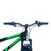 24 colos Urban Tronix StVZO Mountainbike, fekete/zöld