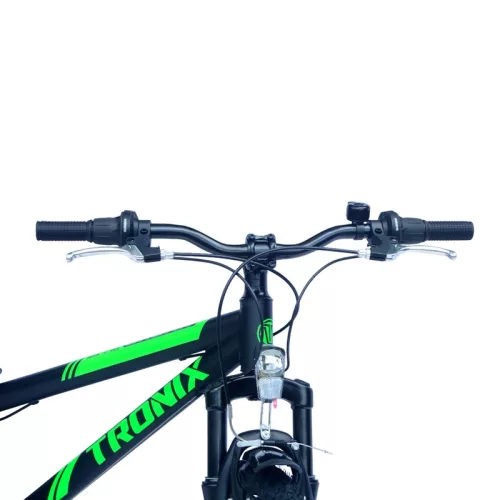 24 colos Urban Tronix StVZO Mountainbike, fekete/zöld