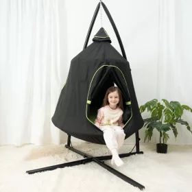 Függő fészekhinta sátorral és kerettel