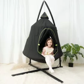Függő fészekhinta sátorral és kerettel