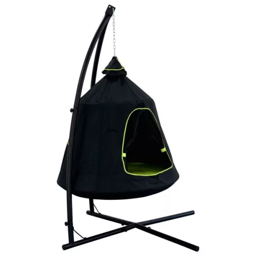 Függő fészekhinta sátorral és kerettel