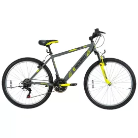 26 colos Mountain Bike Enduro kerékpár, szürke/sárga