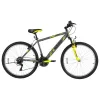 26 colos Mountain Bike Enduro kerékpár, szürke/sárga