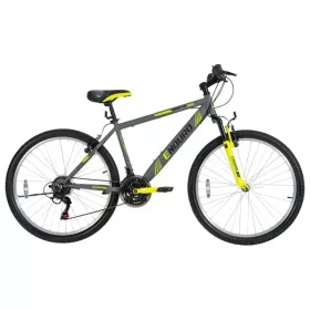 26 colos Mountain Bike Enduro kerékpár, szürke/sárga