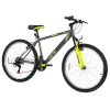 26 colos Mountain Bike Enduro kerékpár, szürke/sárga