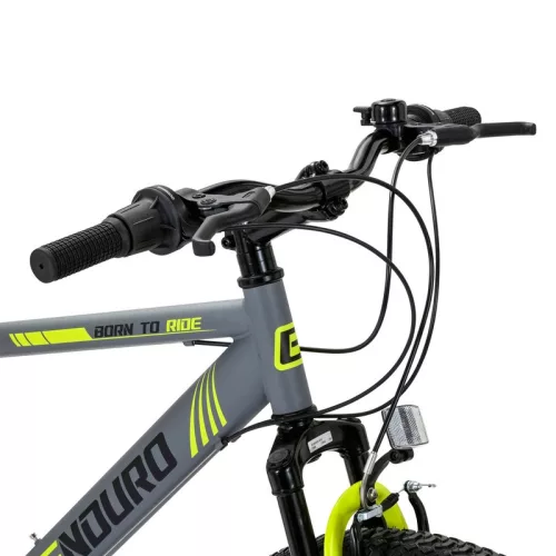 26 colos Enduro Mountainbike, szürke/sárga