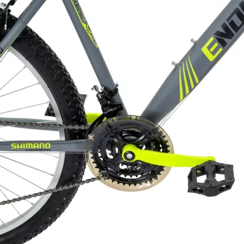26 colos Mountain Bike Enduro kerékpár, szürke/sárga