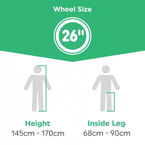 26 colos Mountain Bike Enduro kerékpár, szürke/sárga