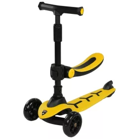   Lamborghini 2in1 összecsukható roller LED kerekekkel, sárga