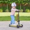 Lamborghini 2in1 összecsukható roller LED kerekekkel, sárga