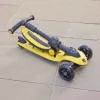 Lamborghini 2in1 összecsukható roller LED kerekekkel, sárga