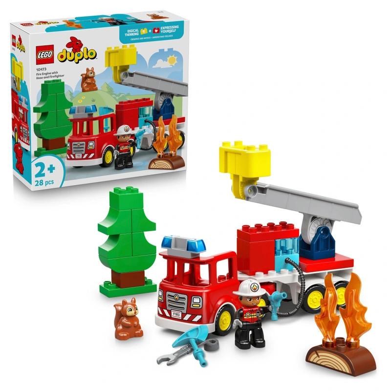 LEGO DUPLO Tűzoltóautó tömlővel és tűzoltóval 10473 – fő nézet