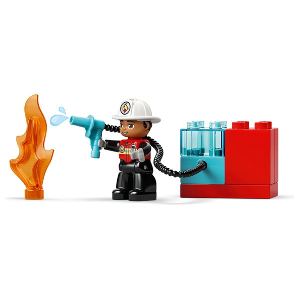 LEGO DUPLO Tűzoltóautó tömlővel és tűzoltóval 10473 – alternatív kép 2