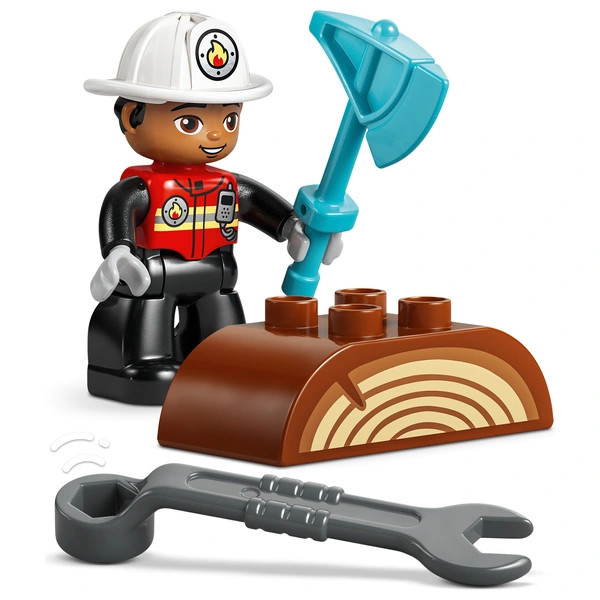 LEGO DUPLO Tűzoltóautó tömlővel és tűzoltóval 10473 – alternatív kép 3