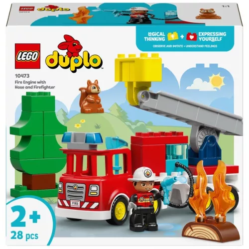 LEGO DUPLO Tűzoltóautó tömlővel és tűzoltóval 10473