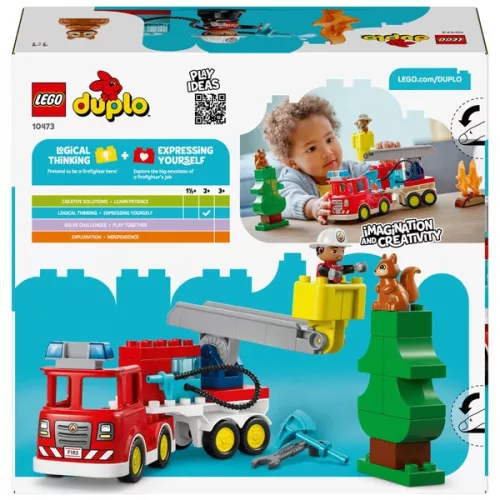 LEGO DUPLO Tűzoltóautó tömlővel és tűzoltóval 10473