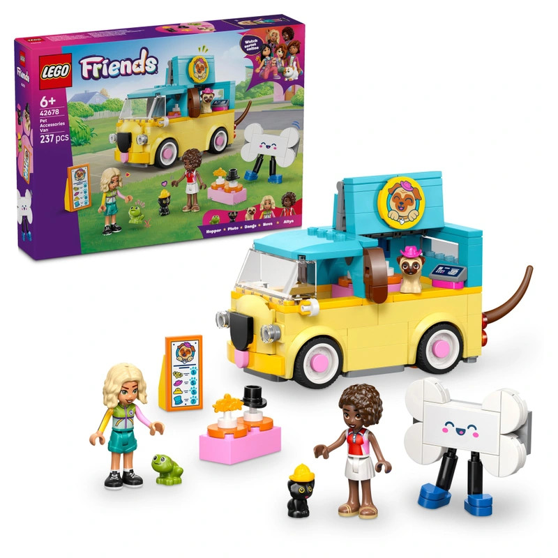 LEGO Friends Kisállat kiegészítők furgon 42678 – fő nézet