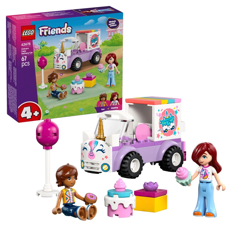 LEGO Friends Unikornis Tortaszállító teherautó 42675 – fő nézet