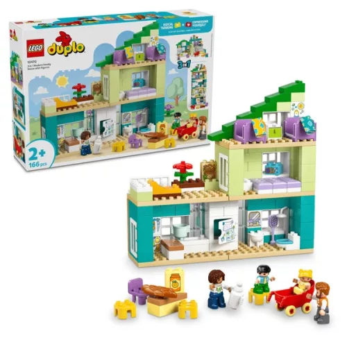 LEGO DUPLO Modern családi ház figurákkal 3 az 1-ben 10470