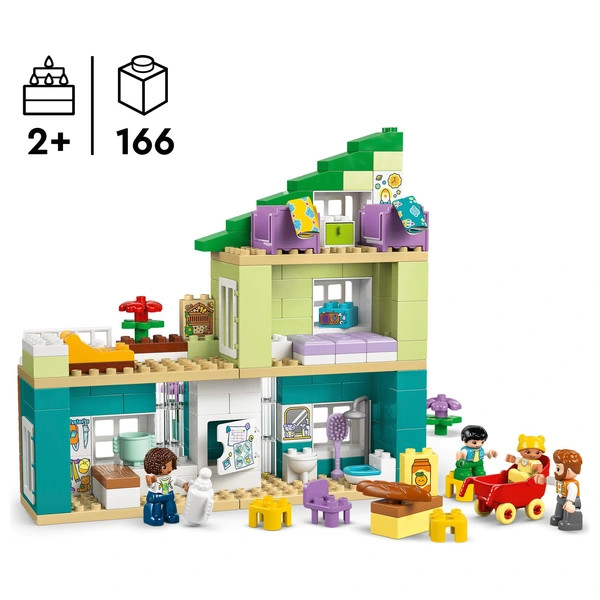 LEGO DUPLO Modern családi ház figurákkal 3 az 1-ben 10470 – alternatív kép 2