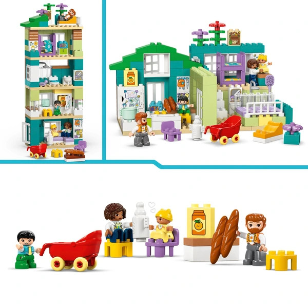 LEGO DUPLO Modern családi ház figurákkal 3 az 1-ben 10470 – alternatív kép 3