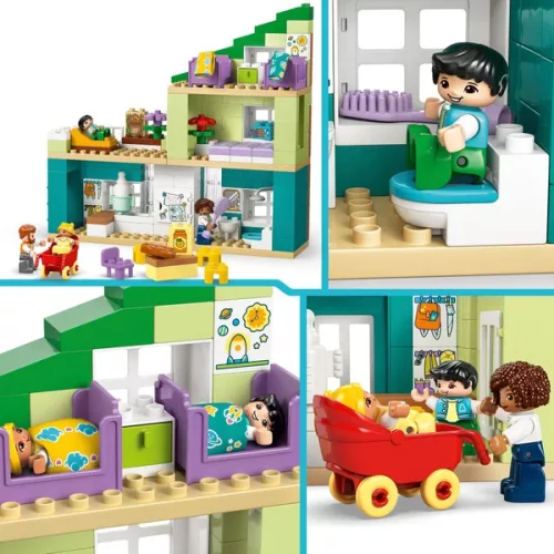LEGO DUPLO Modern családi ház figurákkal 3 az 1-ben 10470