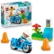 LEGO DUPLO Kék Rendőrségi Motorkerékpár 10471, 3–5 év, Műanyag