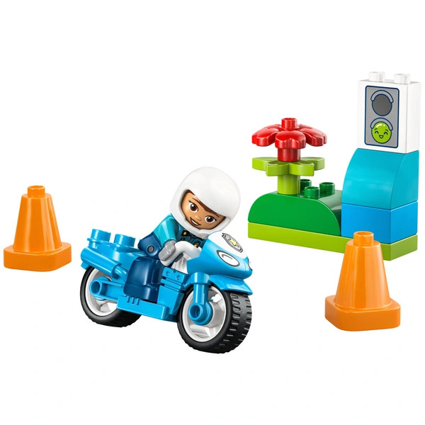LEGO DUPLO Kék Rendőrségi Motorkerékpár 10471 – alternatív kép 2