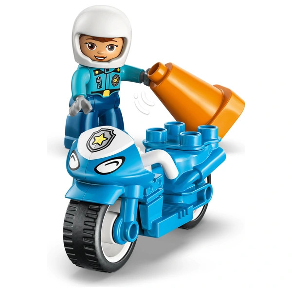 LEGO DUPLO Kék Rendőrségi Motorkerékpár 10471 – alternatív kép 3