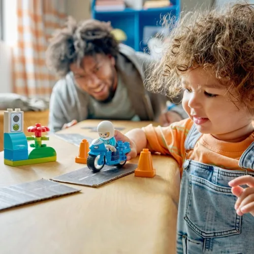 LEGO DUPLO Kék Rendőrségi Motorkerékpár 10471