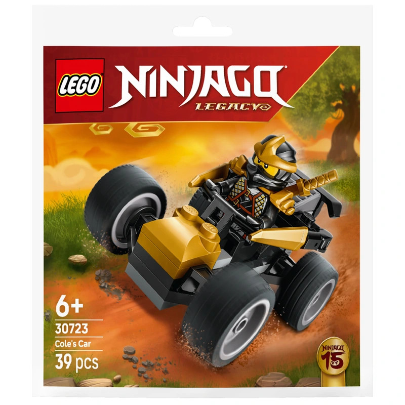 LEGO NINJAGO Ninja Cole versenyautója 30723 – fő nézet