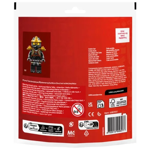 LEGO NINJAGO Ninja Cole versenyautója 30723