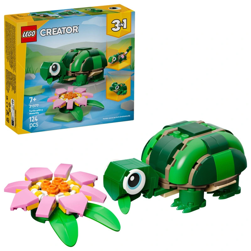 LEGO Creator Teknős tavirózsával 3 az 1-ben 31377 – fő nézet